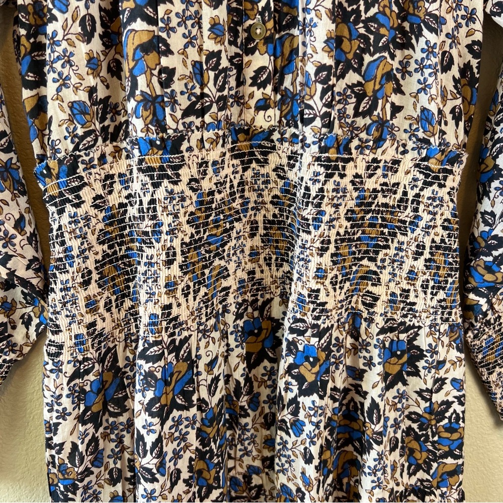 APIECE APART La Ventura shirred floral-print organic cotton-voile dress - Picture 6 of 14